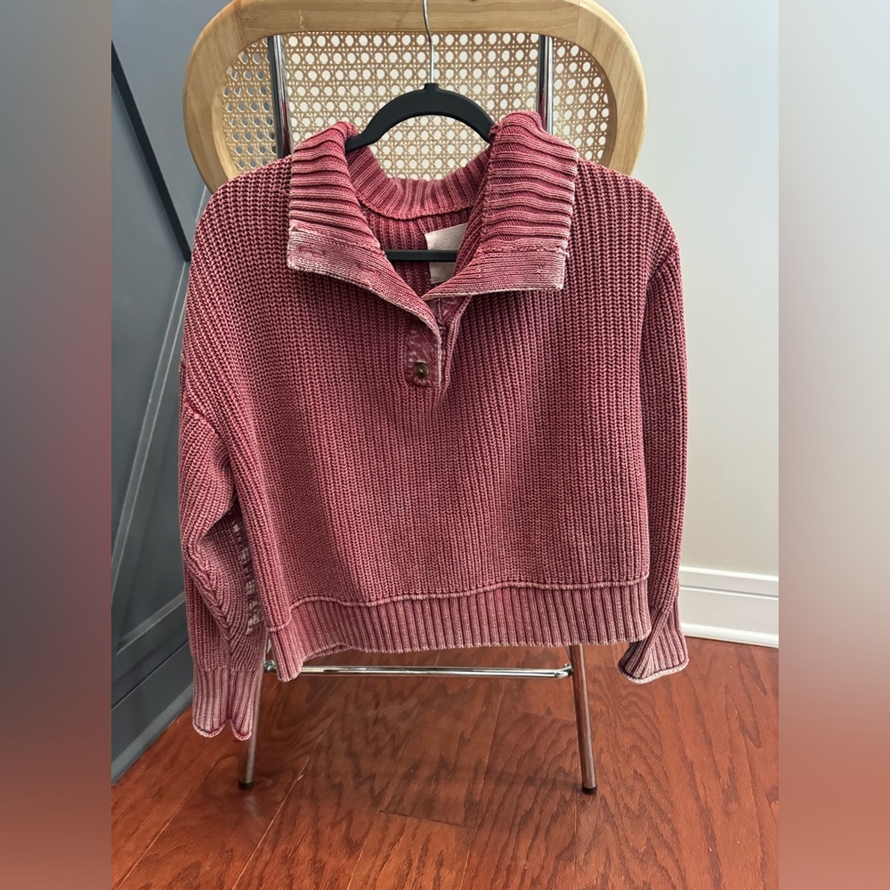 Lucky brand. Heavy knit pullover.
